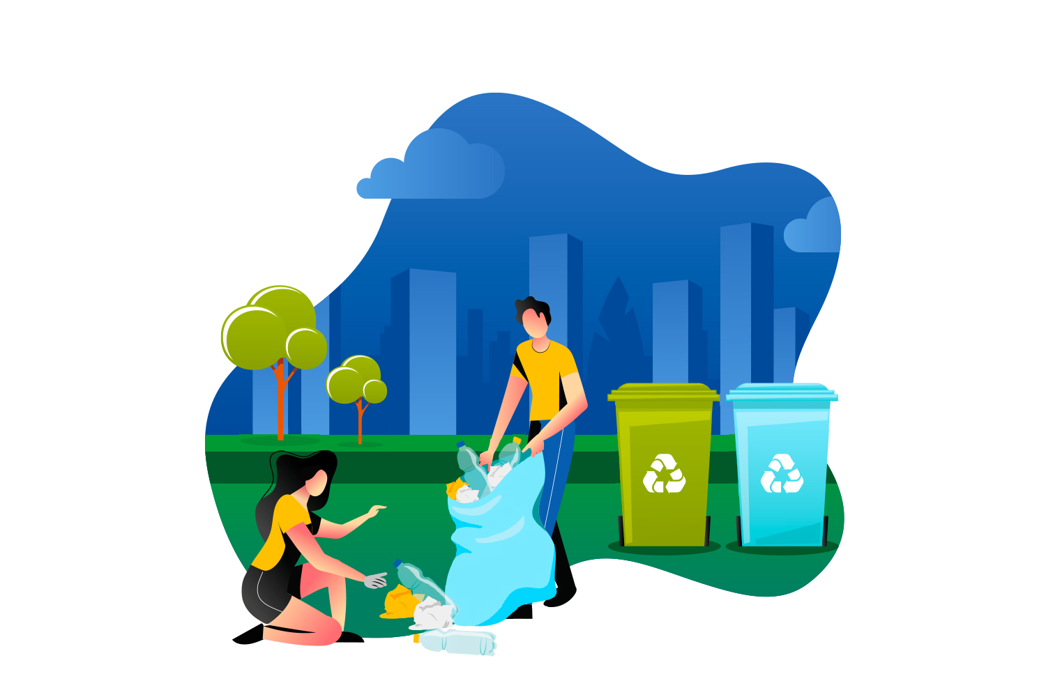 Идея: привлекать жителей к уборке территорий